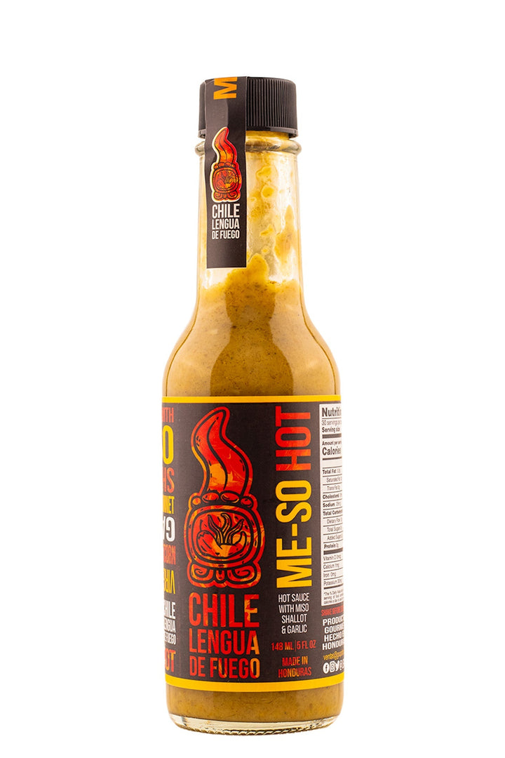 Me-So Hot Miso Shallot | Chile Lengua de Fuego V8