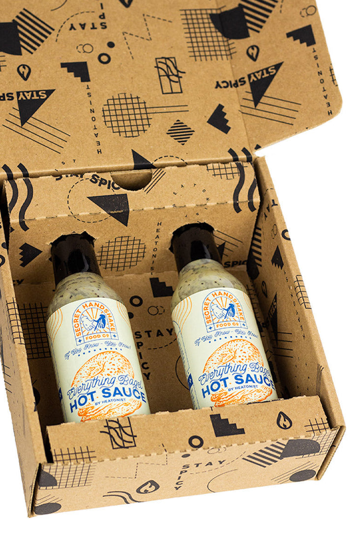 Secret Handshake Food Co Everything Bagel Hot Sauce 2-Pack A2
