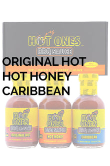 Hot Ones BBQ Trio Pack (Original / Hot Honey / Caribbean) P4