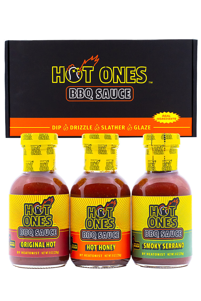 Hot Ones BBQ Trio Pack (Original / Hot Honey / Smoked Serrano) V0