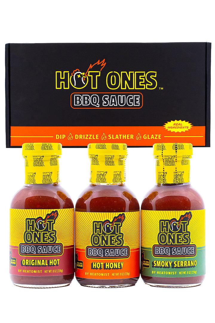 Hot Ones BBQ Trio Pack (Original / Hot Honey / Smoked Serrano) V0