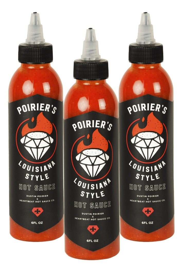Dustin Poirier Hot Sauce 3 Pack | HEATONIST T8